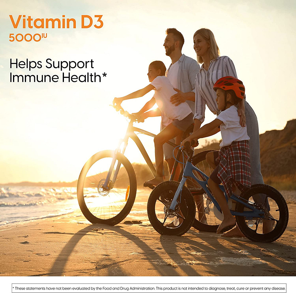 Витамин Vitamin D3 (5000 IU) 720 Softgels Луцк - изображение 3