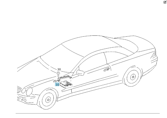Mercedes-Benz  A2205402645 Блок gateway CL C215 S-class short W220 SL R230 S-class long V220 Одеса