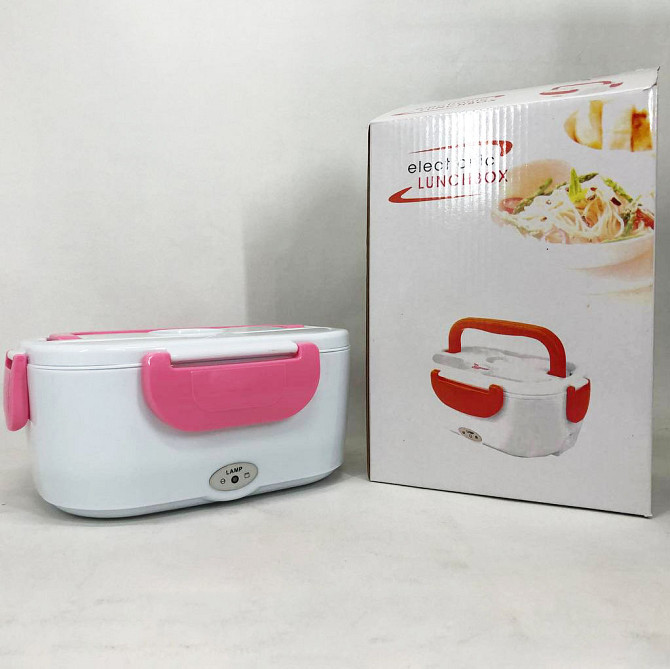 Ланч бокс для школи Lunch Heater 220 V, Судочок для їжі з двома відділеннями, Ланчбокс 3 відділення KF-32 Львів - фото 2