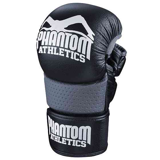 Рукавиці для ММА Phantom RIOT Black L/XL (капа в подарунок) Каменское