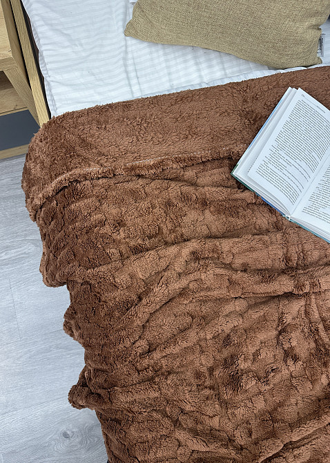 Плед-покривало 200х230 см (+-5см) Карамельний (87-237) Київ - фото 2