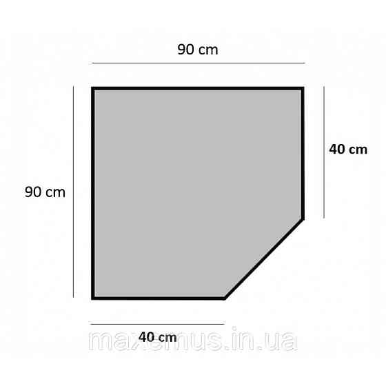 Стеллаж угловой металлический торговый Siker CGS40 полочные стеллажи для дома в гараж магазин и подвал Мостиська