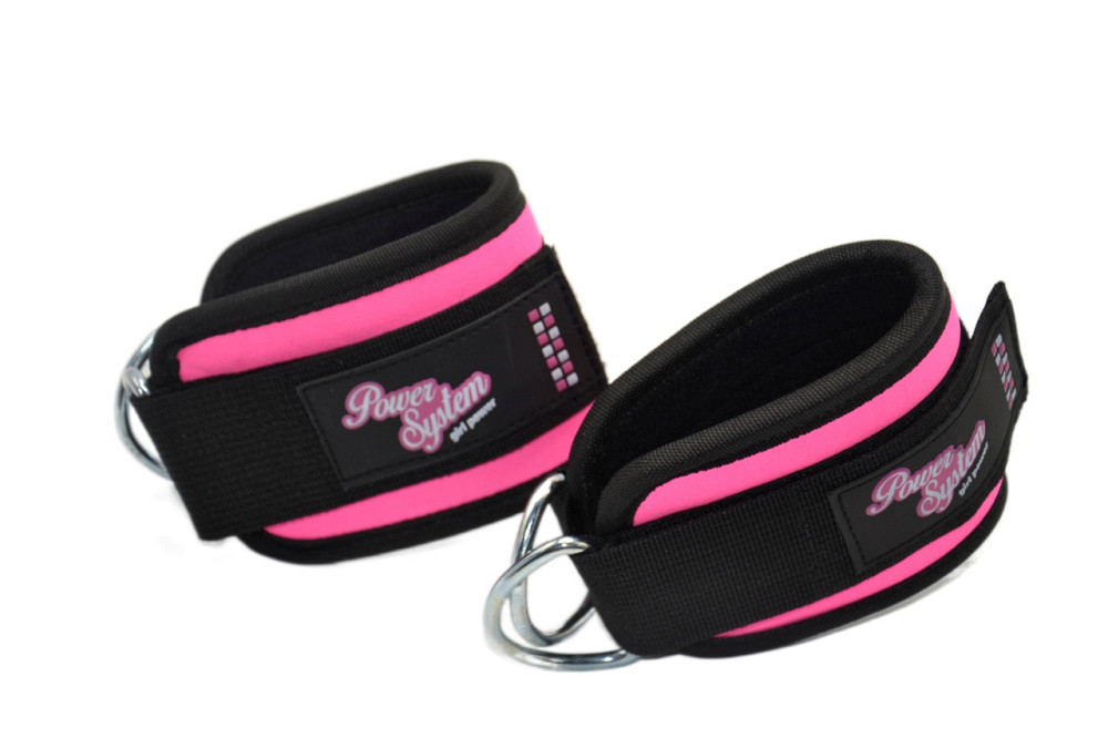 Манжети на щиколотку Power System PS-3450  Ankle Strap Gym Babe Pink Киев - изображение 3