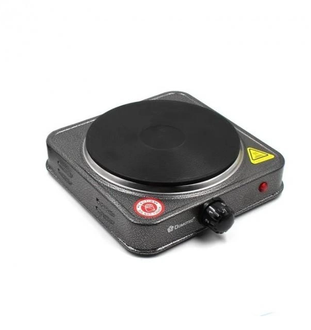 Настольная электрическая плита Domotec MS-5811 с 1 конфоркой, мощность 1500 Вт, серый цвет. Одесса - изображение 2