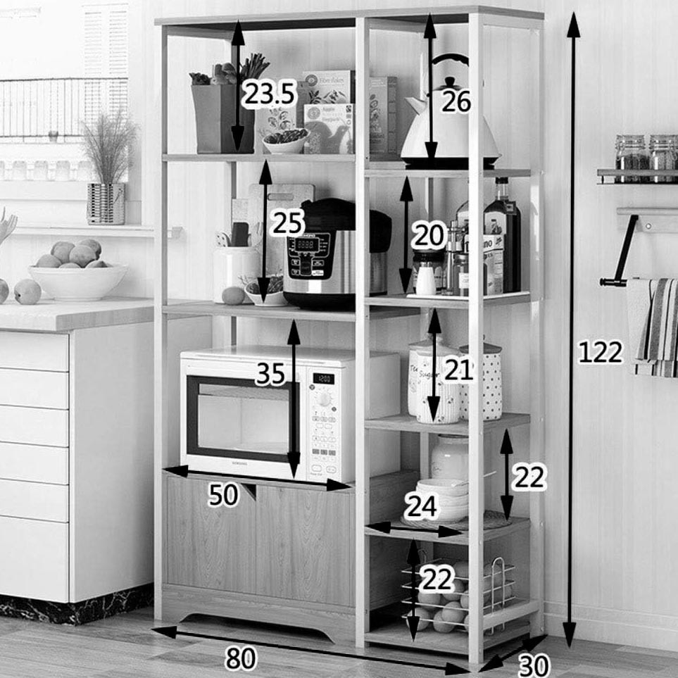 Стелаж кухонний "Ларчвуд" зефір-бланже Миколаїв - фото 2