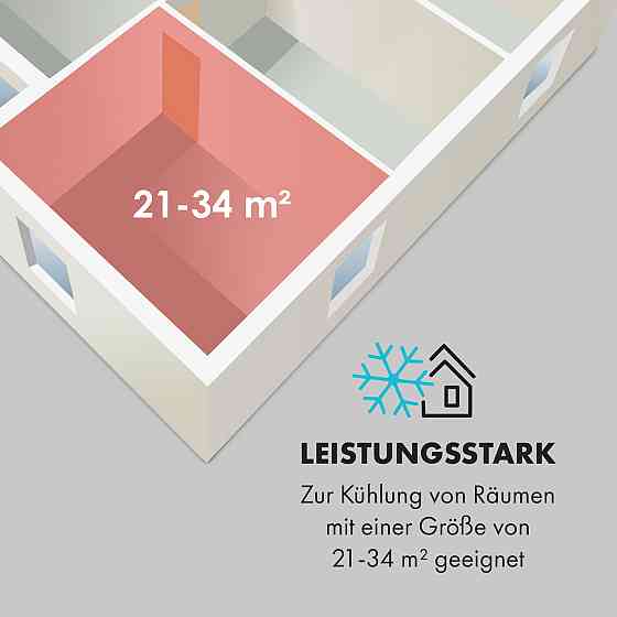 Pure Blizzard 3 2G Мобильный кондиционер 7000 BTU/2,1 кВт Пульт дистанционного управления Черный Черный Ровно