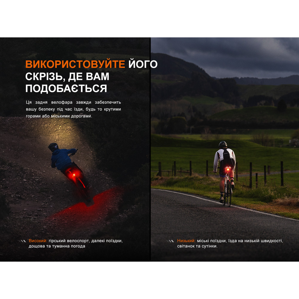 Велофара задня Fenix BC06R Київ - фото 15