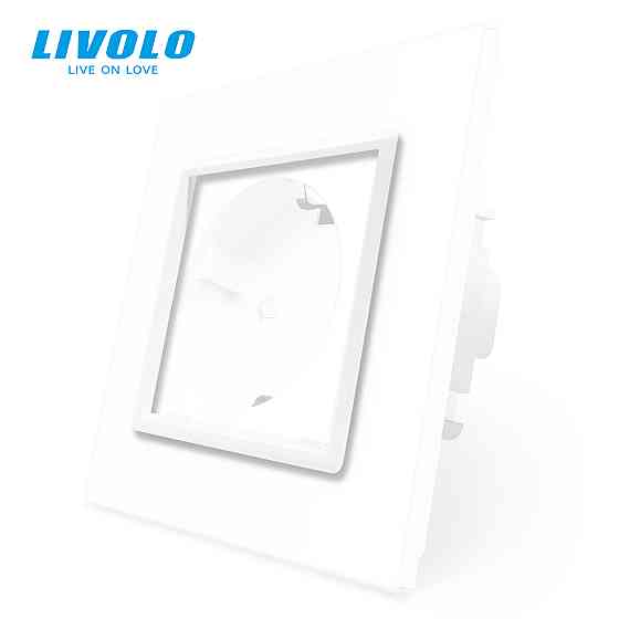 LIVOLO Декоративний ободок для розетки LIVOLO білий (VL- -2W) Коломия