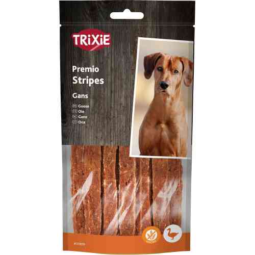 Ласощі Trixie Premio Stripes Goose для собак з гусаком 65 г Київ