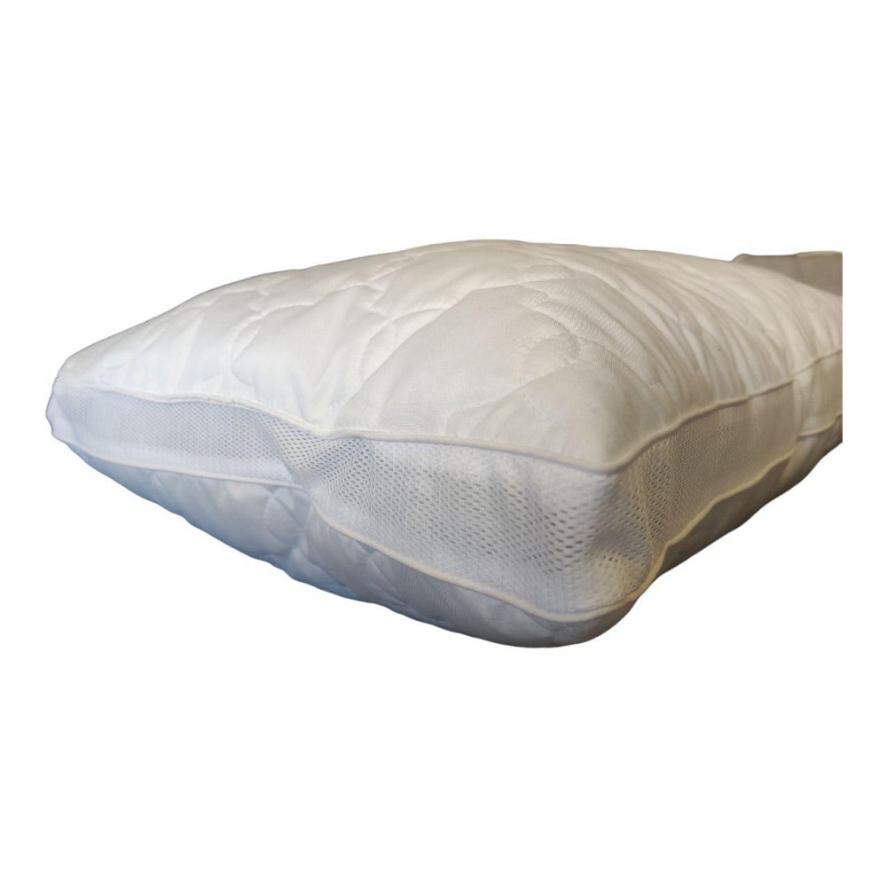 Подушка зі вставками 50×70 силіконова антиалергенна, біла Київ - фото 4