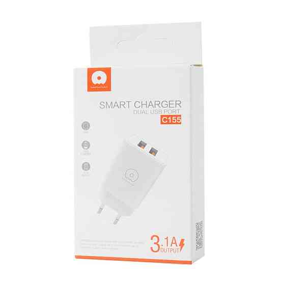 Сетевое зарядное устройство WUW-C155 2USB 3.1A white WUW-C155 Одесса