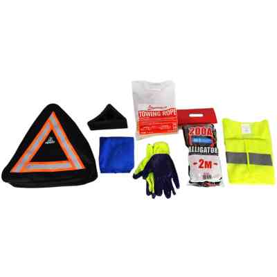 Набор техпомощи Poputchik Аварийная остановка треугольная черная (01-185-IS) Винница