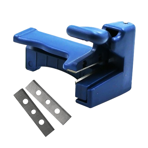 Ручной торцевой обрезчик кромки для ПВХ, АБС, меламин, дерево с 2 лезвиями, триммер Киев - изображение 7