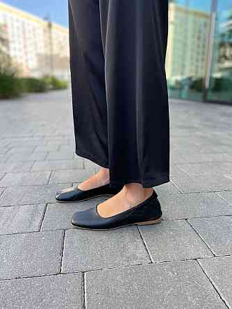 Roberto Netti Балетки жіночі Roberto netti чорні натуральна шкіра 38р.-25см. 39р.-25.5см. 40р.- Коломыя