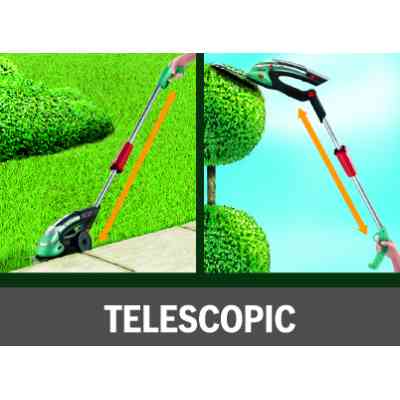 Кусторез Bosch ISIO, аккумуляторный 3.6 V Li 1.5 Ач, со штангой (0.600.833.109) Винница