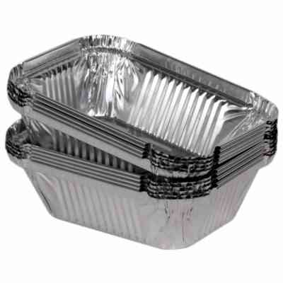 Контейнер для продуктів одноразовий PRO service алюмінієвий прямокутний SP24L 430 мл 100 шт. (4823071630305) Вінниця