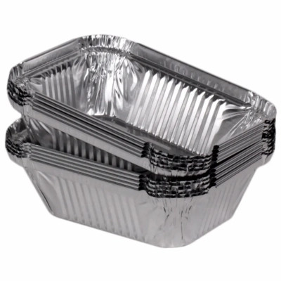 Контейнер для продуктів одноразовий PRO service алюмінієвий прямокутний SP24L 430 мл 100 шт. (4823071630305) Вінниця - фото 1