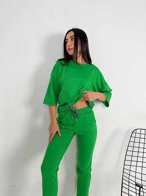 Жіночий спортивний костюм двонитка легкий.  42-60р Київ - фото 3