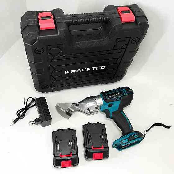 Акумуляторні ножиці по металу Krafftec, Висічні ножиці для гофрованого металу по короткі WO-52 Івано-Франківськ
