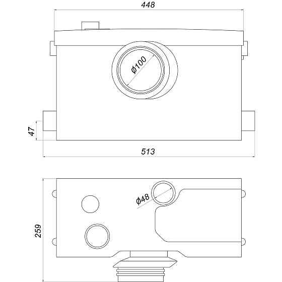 Каналізаційна установка VOLKS pumpe WC800 Тернополь