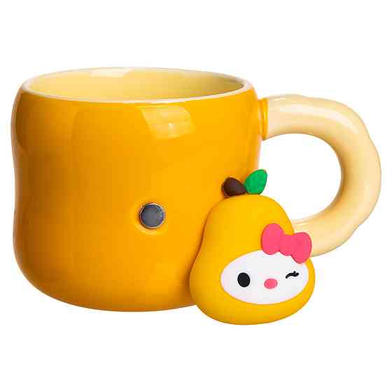 Подарочная фарфоровая чашка Sanrio с магнитом, оранжевая Киев