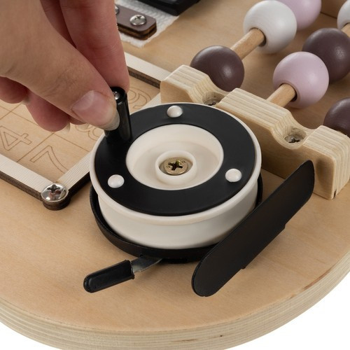 Детская Доска для манипуляций развивающая - плюшевый мишка 14 элементов Kruzzel (22584) Нововолынск - изображение 9