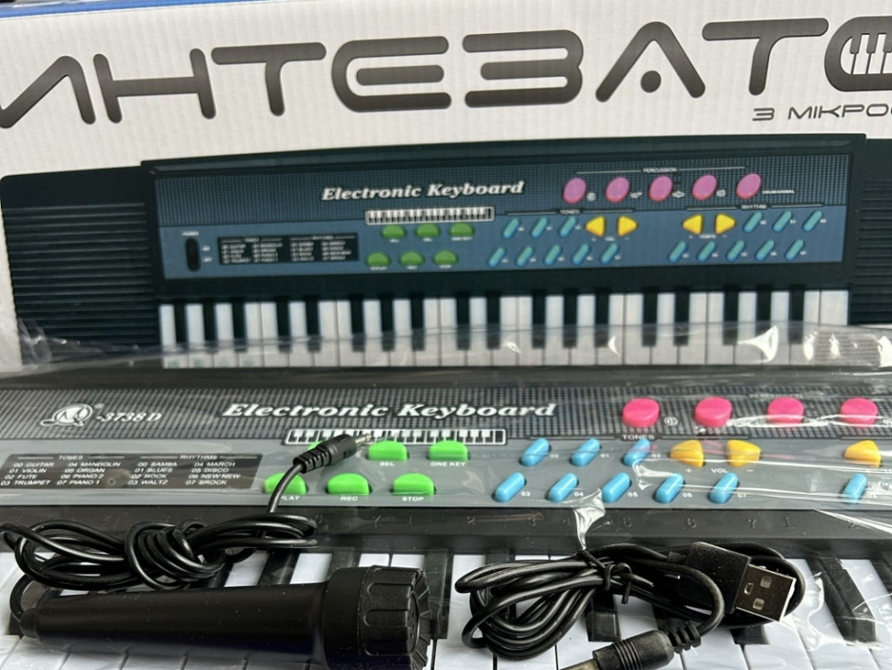 Синтезатор (новый) с микрофоном. Харьков - изображение 7