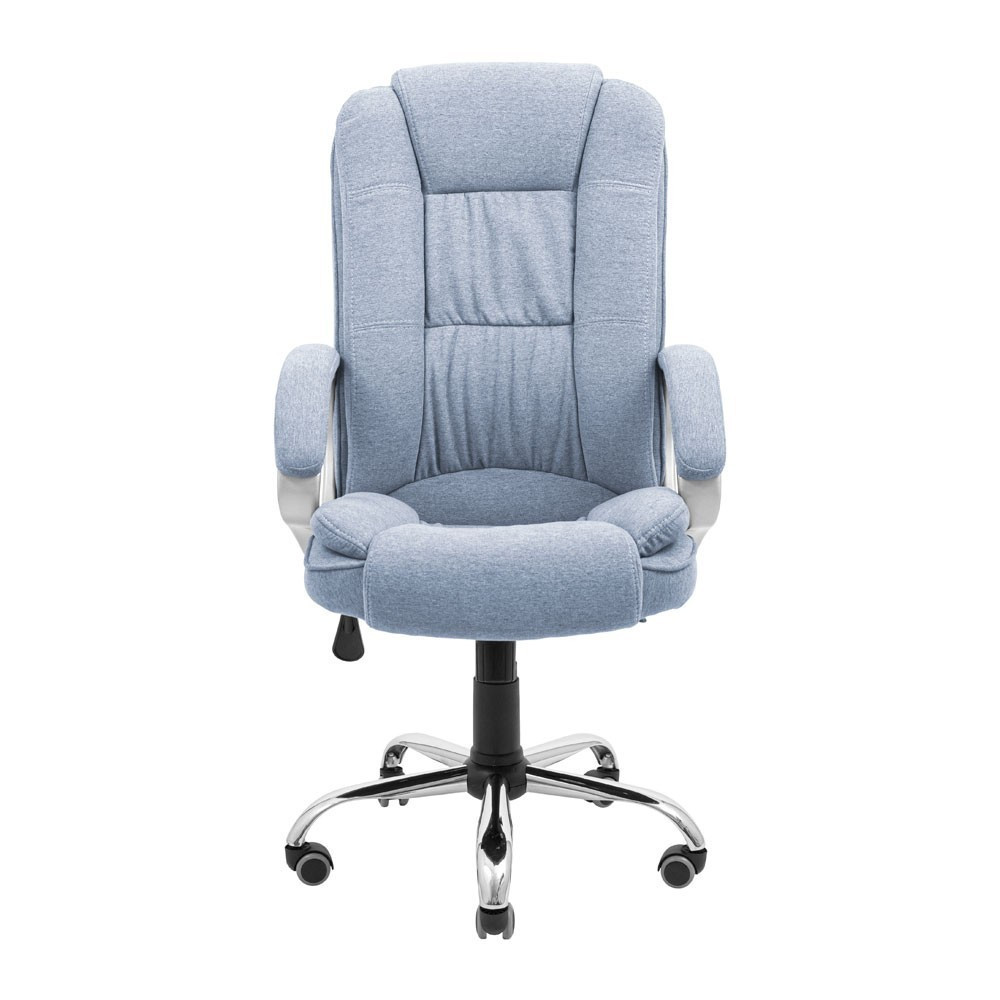 Офисное кресло руководителя Richman California Хром M1 Tilt Голубой Днепр - изображение 2