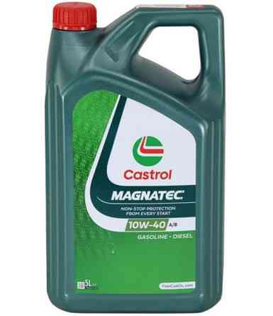 Castrol MAGNATEC 10W-40 A/B 5L 15F7D2 — Напівсинтетична моторна олива з технологією DUALOCK для надійного захисту двигуна Ковель