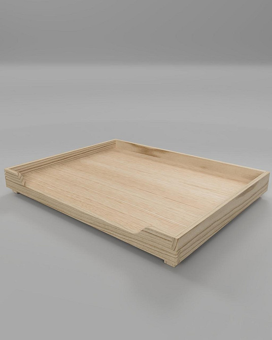 Лежак деревянный для собаки 