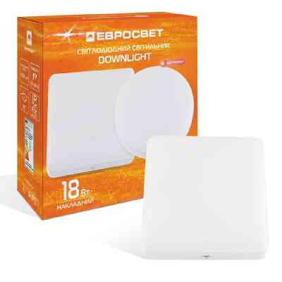 Светильник точечный Євросвітло LED-SS-120-18 4200К без рамки Винница