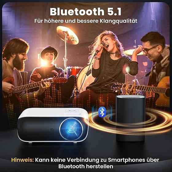 Проектор Hopvision H1 Full HD (4262456720031) ( білий з чорним ) Харьков