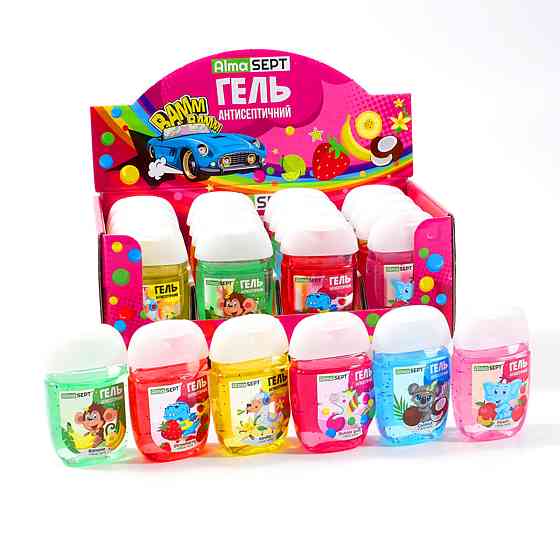 MIX гелів антисептичних AlmaSept серія Jungle Киев