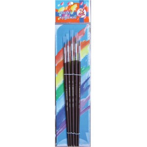 Набір пензликів поні  5шт "1 вересня" 310183, шт Київ - фото 1