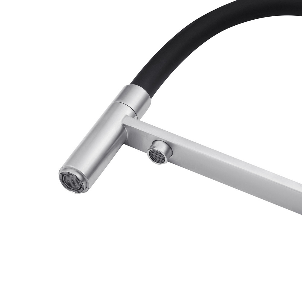 Змішувач для кухні з підключенням до фільтра Kroner KRP Edelstahl Klassisch - ESG03815BLK Київ - фото 8