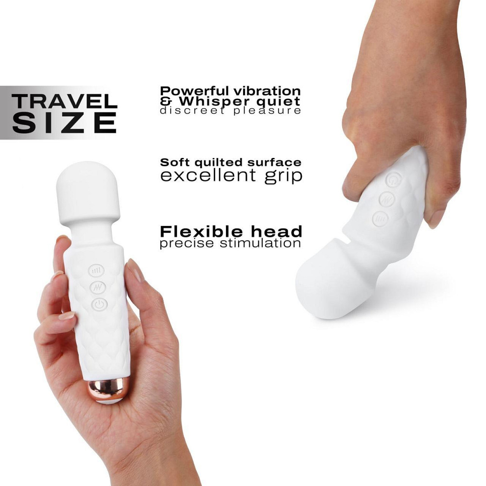 Минивибромассажер Dorcel Wand Mini Wanderful White Sex Aura Киев - изображение 3