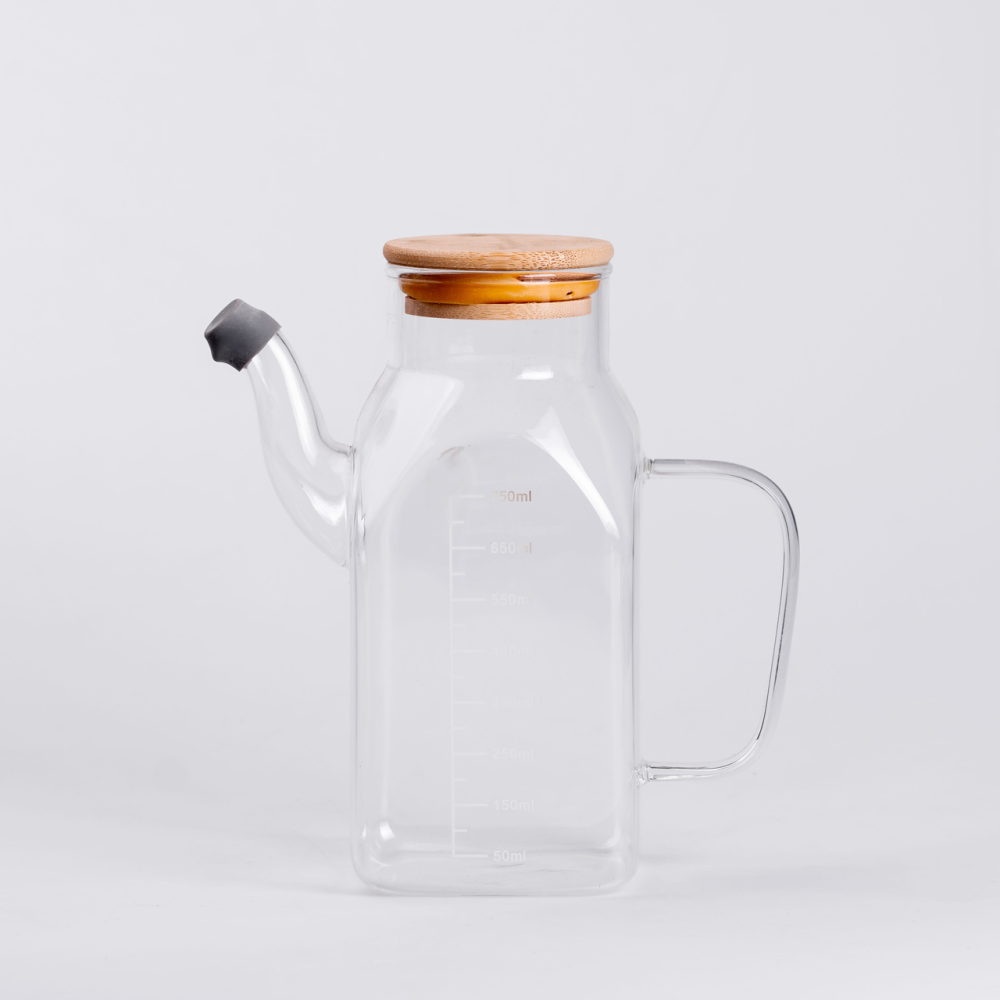 Yiwu Ємність для олії та оцту з бамбуковою кришкою 750 мл HP-34-1 Киев - изображение 8