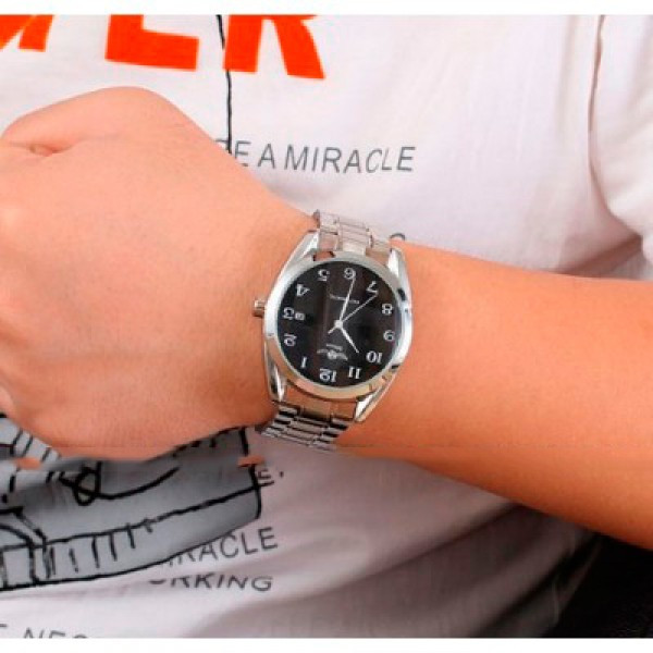 Чоловічий наручний годинник Winner Handsome (Сріблястий) Вінниця - фото 8