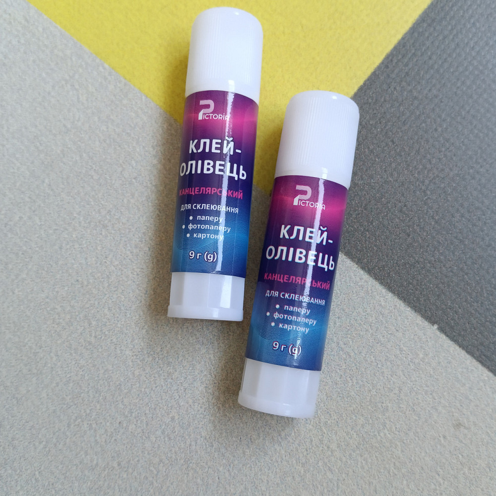 Клей-олівець 9г канцелярський сухий клей Київ - фото 1