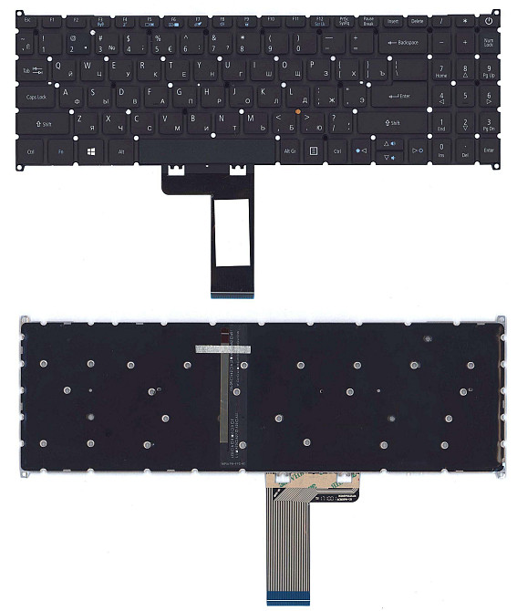 Клавиатура для ноутбука Acer Swift 3 SF315 Black, (No Frame), RU Вінниця - фото 1