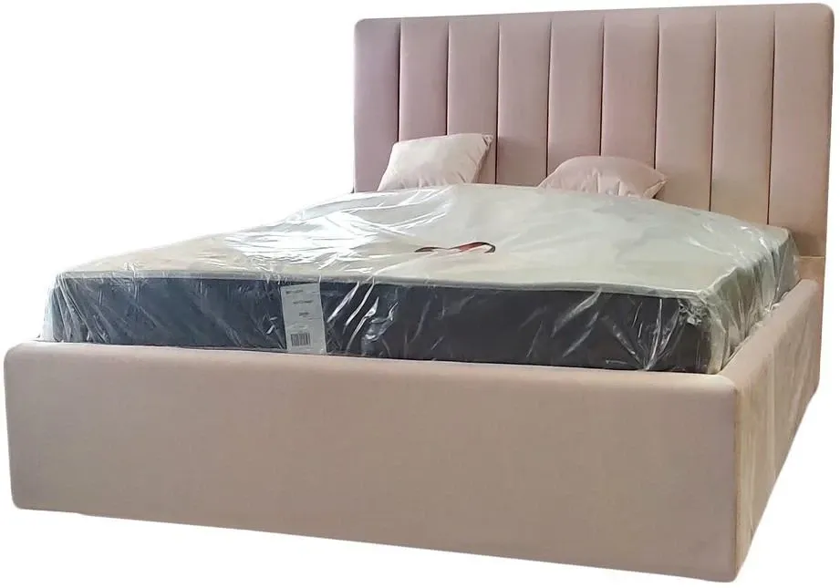 Кровать Arabela Comfort 90 х 190 см Simple С подъемным механизмом и нишей для белья Розовый Киев - изображение 1