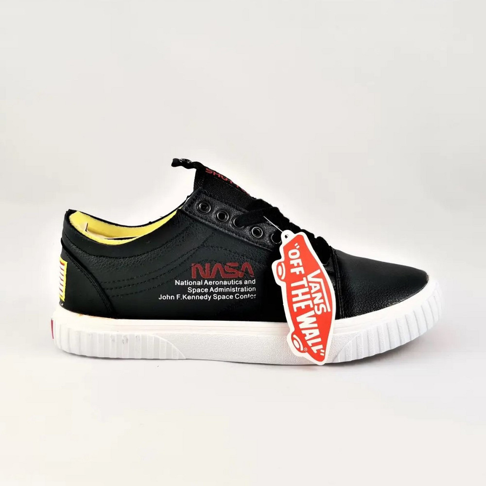 Кросівки NASA Shuttle Чорні Кеди Ванс Жіночі (розміри: 36,37,38,39,40) Відео Огляд Дніпро - фото 7