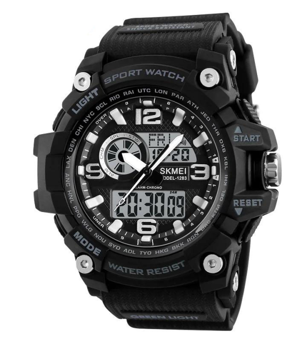 Часы наручные SKMEI 1283BK, BLACK, 11376 Днепр - изображение 1