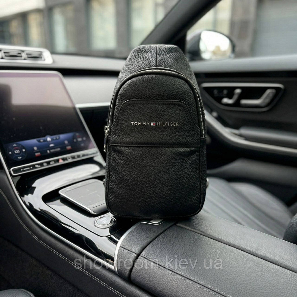 Мужская сумка на грудь (слинг), бананка Tommy Hilfiger (2325-3) LUX Киев - изображение 7