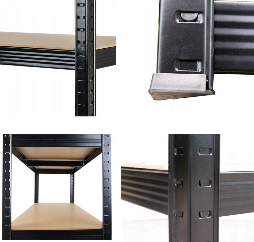 Металевий поличний стелаж вітрина з полицями Siker G7030 150х70х30 см Київ - фото 4