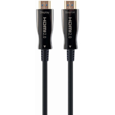 Кабель мультимедийный HDMI M to HDMI M 40.0m V2.0 4K 60Hz AOC Cablexpert (CCBP-HDMI-AOC-40M) Винница - изображение 1