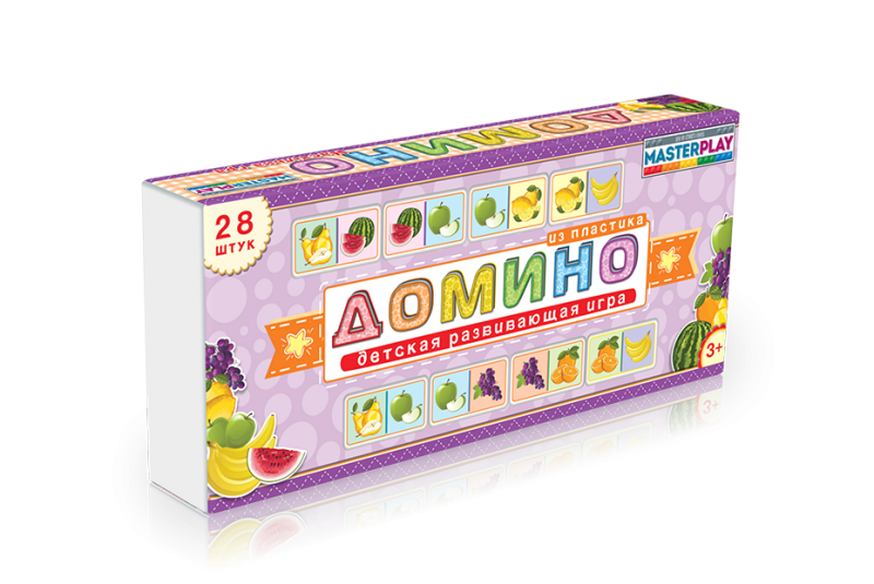 Дитяча настільна гра доміно "Фрукти" 1-092 від 3х років Вінниця - фото 1