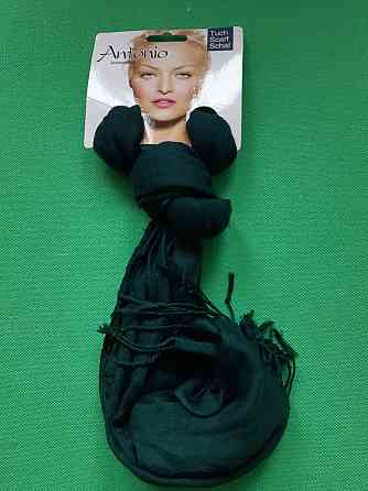 Зеленый шарф женский - размер шарфа приблизительно 170*65см, 100% полиэстер Киев