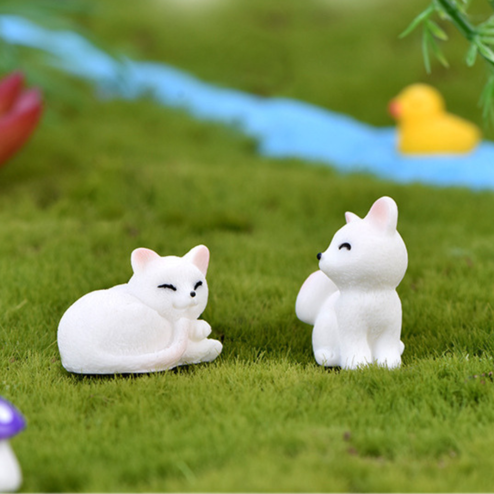 Мініатюрні фігурки Пара Котиків для флораріуму, пісочного столу, моделювання, хендмейду Одеса - фото 3