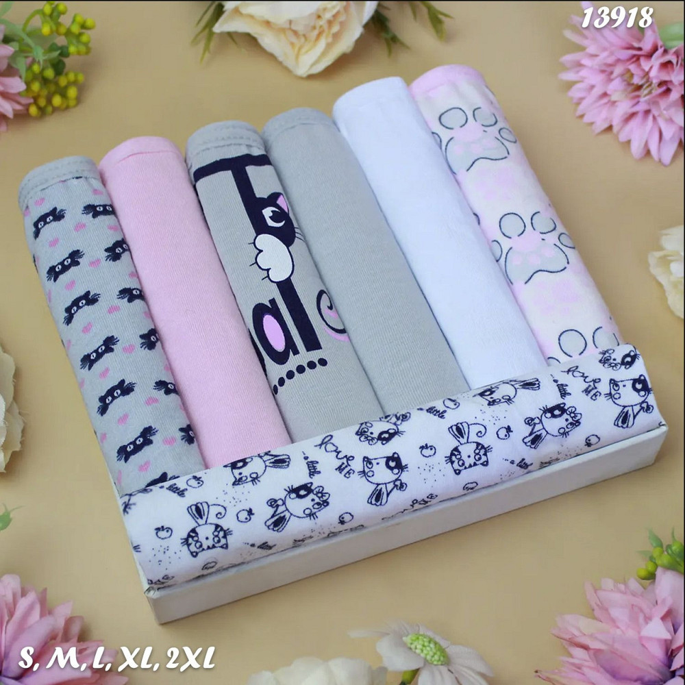 Труси жіночі Nicoletta Туреччина тижні S, M, L, XL | 7 шт. Київ - фото 1